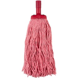 Cleanlink Mop Head Coloured 400Gm Red