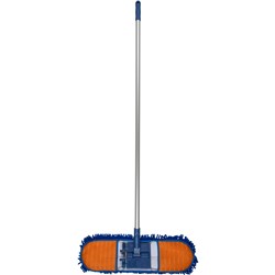 Cleanlink Chenille Dust Mop Aluminium Handle Blue