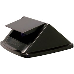 Waste Paper Bin Swing Top Lid Only Black