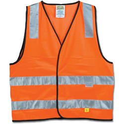 Maxisafe Hi-Vis Safety Vest Day Night Orange - 2X Large Class D/N