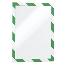 Durable Duraframe Security A4 Green/White - Pack Of 2