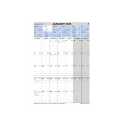 CALENDAR 12 MONTH WIRO 210X297MM A4 SIZE