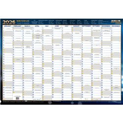 Writeraze Wall Planner 700X1000Mm Unframed Blue