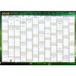 Writeraze Wall Planner 500X700Mm Recycled Green