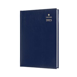 Collins Sterling Diary Day To A Page A4 Navy