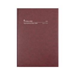 Collins Appointment Diary Day To Page A4 Burgundy