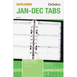 Dp Dk A5 Refill Jan-Dec Tabs