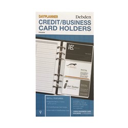 Debden Dayplanner Refill Credit Card Holder 96X172Mm 