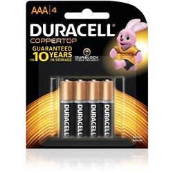 DURACELL ALKALINE AAA (4)