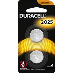 Duracell Alkaline Button Cell Dl2025 2 Pack