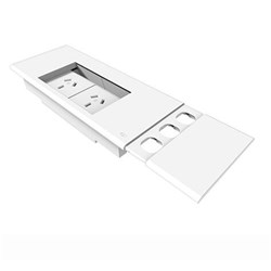 Rapid Flip Box 2 Gpo + 3 Data Surface Mounted Box