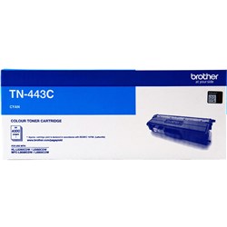 Brother Tn443 Cyan High Yield Toner Cartridge 4K