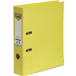 MARBIG LEVER ARCH FILE A4 Polyethylene Lemon