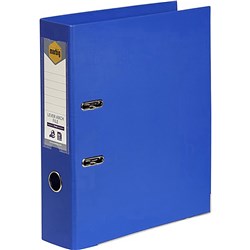 BINDER LA A4 PE LINEN MARBIG ROYAL BLUE