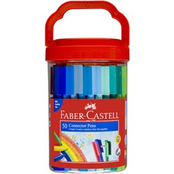 FABER-CASTELL CONNECTOR MARKER Art Set Assorted Pack of 50