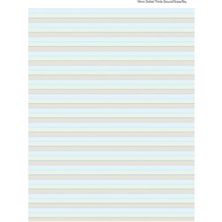 Writer Premium Ruled Pad A4 18Mm Dotted Thirds Ground Grass Sky 50 Sheet