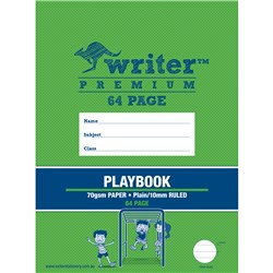 WRITER PREMIUM PLAYBOOK 64pg Plain 