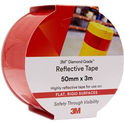 3M 983 Reflective Tape Diamond, 50Mmx3M 72 - Red