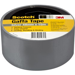 Scotch Gaffa Tape 933 Utility 48Mm X 15M Silver