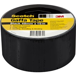 Scotch Gaffa Tape 933 Utility 48Mm X 15M Black