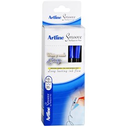 ARTLINE 8210 SMOOVE BALLPOINT Medium Blue Box of 20