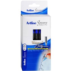 ARTLINE 8210 SMOOVE BALLPOINT Medium Blue Box of 50