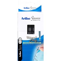 ARTLINE 8210 SMOOVE BALLPOINT Medium Black Box of 50