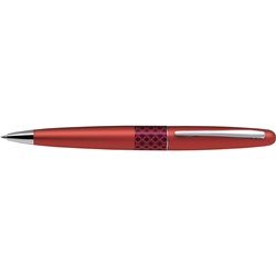Pilot Mr Ballpoint Pen Mr3 Wave Metallic Red Barrel  Medium Black Ink