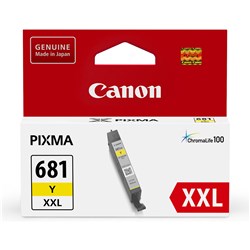 Canon Ink Cartridge Cli-681Xxly High Yield Yellow