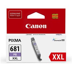 Canon Ink Cartridge Cli-681Xxlpb High Yield Photo Blue