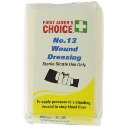 TRAFALGAR WOUND DRESSING FAC Wound Dressing No.13 