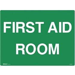 Brady Emergency Sign First Aid Room 450X600Mm Metal