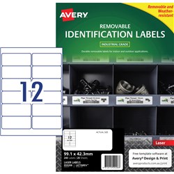 Avery 959208 Heavy Duty Industrial Labels White L4776