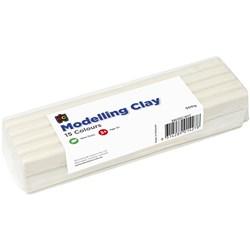 Ec Modelling Clay Rm500Cwht White 500Gms