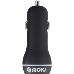 Moki Dual Usb Car Charger Black