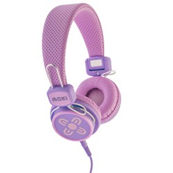 Moki Kid Safe Headphones Pink/Purple