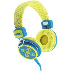 Moki Kid Safe Headphones Yellow/Blue