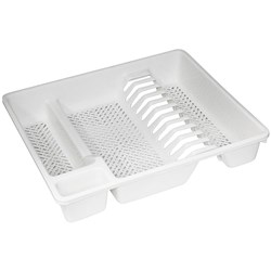 CONNOISSEUR DISH DRAINER  Plastic White 