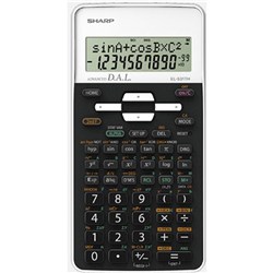 Sharp El531Thbwh Calculator Scientific 230Mm X 150Mm X 51.5Mm White