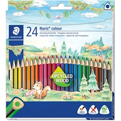 STAEDTLER NORIS CLUB Pencil Triangular Assorted Pack of 24