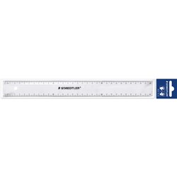 Ruler Staedtler 30Cm Clear Plastic