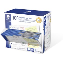 Staedtler 430 Ballpoint Pen 1.0Mm Blue Pack Of 100