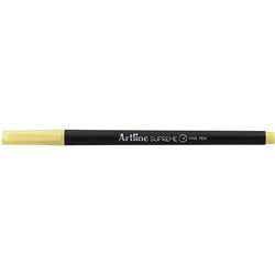 Artline Supreme Fineliner Pens 0.4Mm Pastel Yellow Pack Of 12