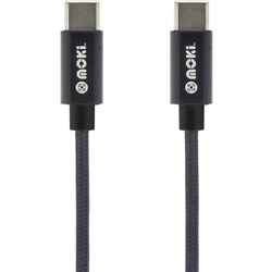Moki Type-C To Type-C Cable Braided Black