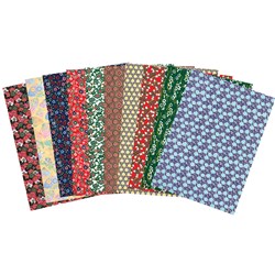 Zart Paper Oriental Patterns Bright Assorted  Pack Of 40