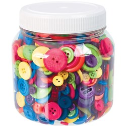 Zart Buttons Bright Assorted Pack Of 600G
