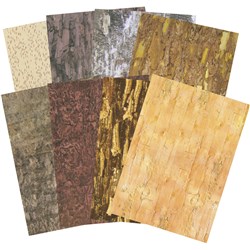 Zart Bark Paper Eight Assorted Designs Pack Of 40