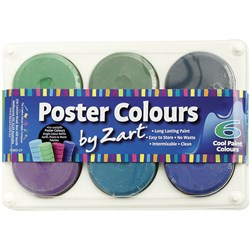 Zart Paint Cool Paint Colours Pack Of 6