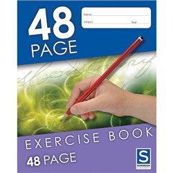 SOVEREIGN EXERCISE BOOK 8MM Ruled 225X175MM 48 Page 