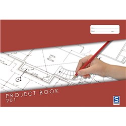 SOVEREIGN PROJECT BOOK 8MM Ruled 201 265mm x 375mm 24 Page